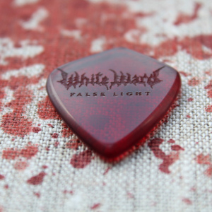 Guitar Pick "White Ward" red